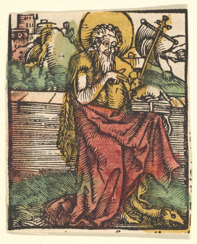 Pyhä Johannes Kastaja, vuoden 1511 jälkeen. tekijältä Unbekannt