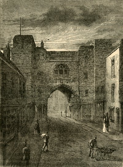 St. Johns Gate, Clerkenwell, 1872. tekijältä Unbekannt