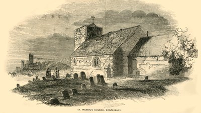 St Martins Church, Canterbury, Kent, n. 1850. tekijältä Unbekannt