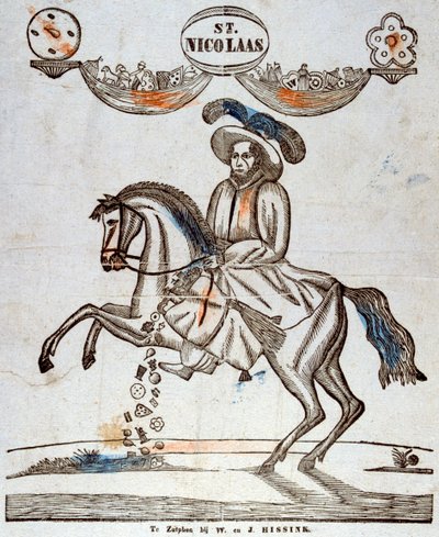 Pyhä Nikolaus, 1800-luku tekijältä Unbekannt