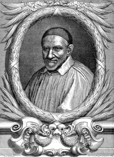 St Vincent de Paul, ranskalainen pappi ja filantrooppi, 1663 tekijältä Unbekannt