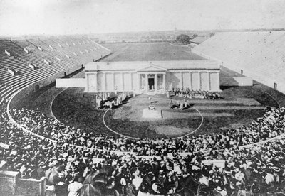 Stadion, Harvard University, Cambridge, Massachusetts, USA, 1900-luvun alku tekijältä Unbekannt