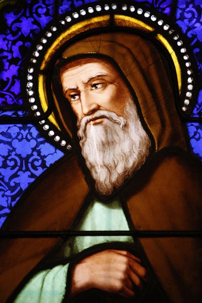 Lasimaalaus St Paulin kirkossa Lyonissa: Saint Bonaventure, Lyon, Ranska tekijältä Unbekannt