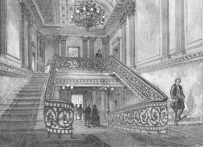 Portaikko Northumberland Housessa, 1897 tekijältä Unbekannt