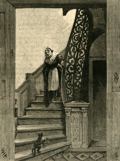 Portaikko Southampton Housessa, n. 1872. tekijältä Unbekannt
