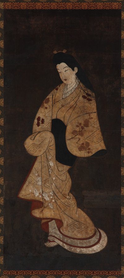 Pysyvä tyttöhahmo, Edo-kausi, 1700-luku. tekijältä Unbekannt