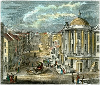 State Street, Albany, New York, Yhdysvallat, n. 1835 tekijältä Unbekannt