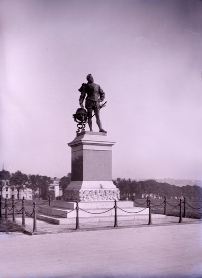 Francis Draken patsas Plymouthissa Devonissa, 1800-luvun loppu - 1900-luvun alku. tekijältä Unbekannt