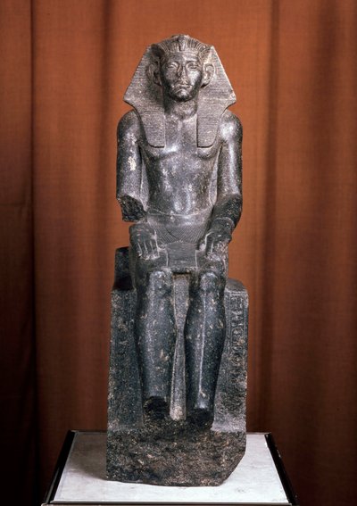 Farao Amenemhat III:n patsas, 1800-luku eKr tekijältä Unbekannt