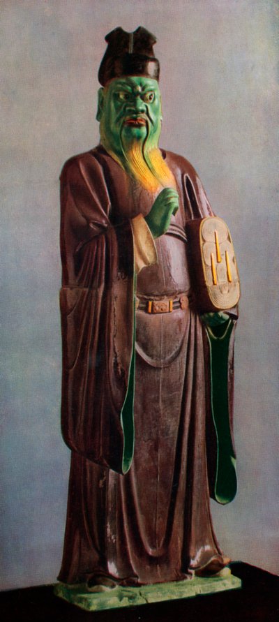 Helvetin tuomarin patsas, kiinalainen, keskimmäinen Ming-dynastia, 1400-1500-luku 1925 tekijältä Unbekannt