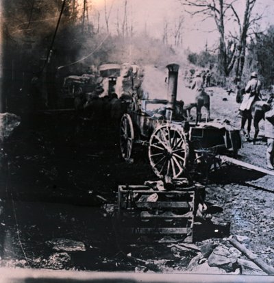 Höyryveturi, c1914-c1918 tekijältä Unbekannt
