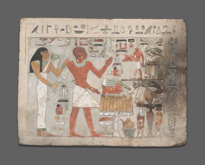 Stela Amenemhat ja Hemet, Egypti, Keski-Britannia, varhainen dynastia 12 noin 1956-1877 eaa. tekijältä Unbekannt