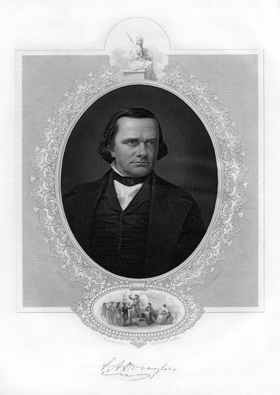 Stephen A Douglas, yhdysvaltalainen poliitikko, 1862-1867 tekijältä Unbekannt