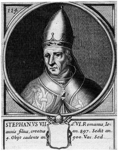 Stephen VII, katolisen kirkon paavi tekijältä Unbekannt
