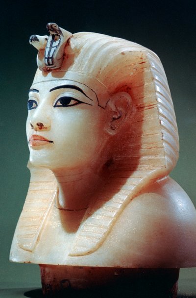Tulppa yhdestä 18. dynastian Tutankhamonin haudan uurnasta tekijältä Unbekannt