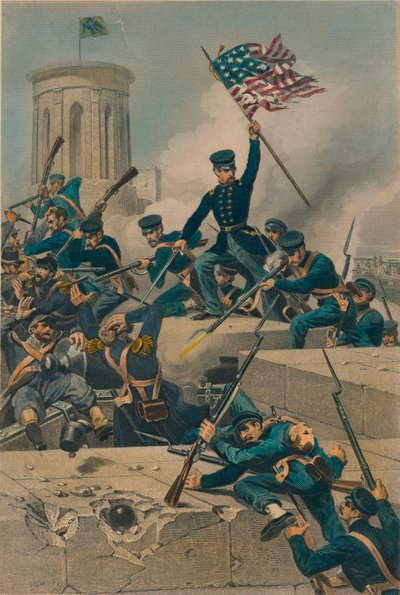 Chapultepecin myrsky, 1877 tekijältä Unbekannt