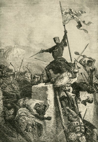 Flanderin kreivi Baldwin: Konstantinopolin myrsky 1204, 1890. tekijältä Unbekannt