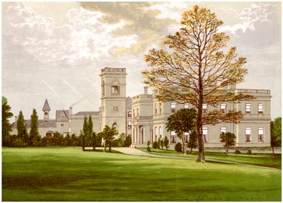 Stowlangtoft Hall, Suffolk, Wilsonin perheen koti, vuodelta 1880 tekijältä Unbekannt