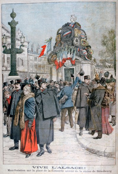 Strasbourgin patsas, Place de la Concorde, Pariisi, 1904 tekijältä Unbekannt