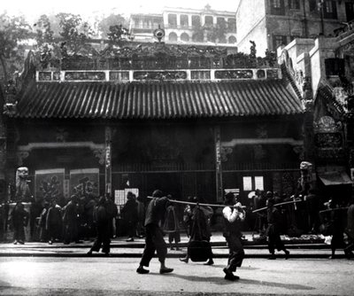 Street Scene, Hong Kong, 1900 tekijältä Unbekannt
