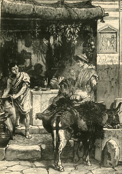Katukohtaus Pompejissa, 1890. tekijältä Unbekannt