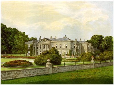Studley Royal, Yorkshire, Riponin markiisin koti, vuodelta 1880 tekijältä Unbekannt