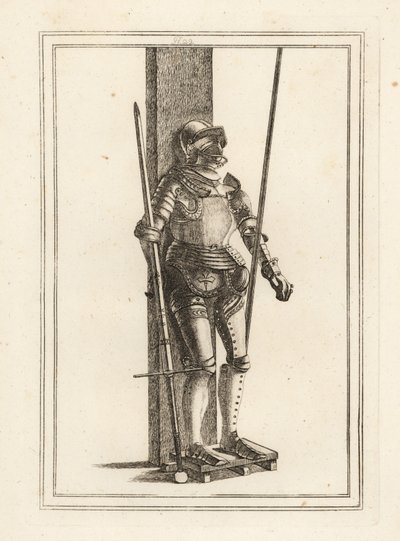 Lancasterin herttua John of Gauntille kuuluva panssaripuku tekijältä Unbekannt