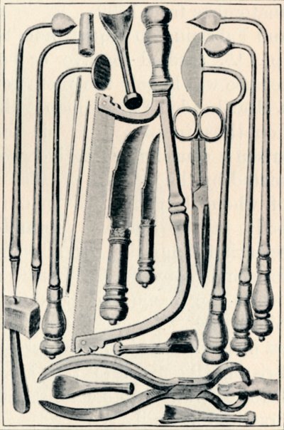 Kirurgiset instrumentit, 1639, 1903 tekijältä Unbekannt