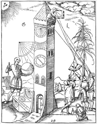 Maanmittaus ja ajanotto, 1551 tekijältä Unbekannt