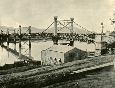 Riippusilta Fitzroyn yli, 1901. tekijältä Unbekannt