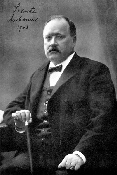 Svante Arrhenius 1859-1927, ruotsalainen fyysikko ja kemisti, 1903 tekijältä Unbekannt