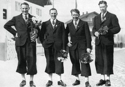 Ruotsin hiihtomaajoukkue, talviolympialaiset, Garmisch-Partenkirchen, Saksa, 1936 tekijältä Unbekannt