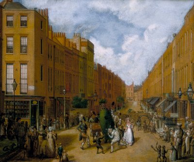 "Sweeps" Day Upper Lisson Streetillä, Paddingtonissa, 1830-luvun lopulla tekijältä Unbekannt