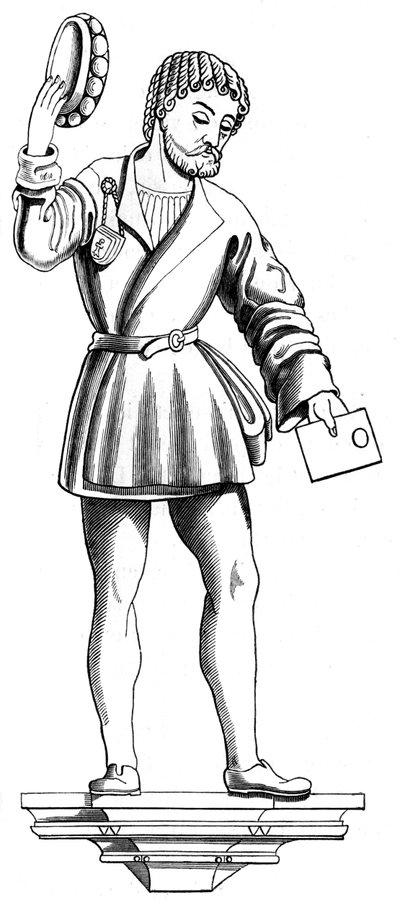 Sveitsiläinen kuriiri, 1400-luku 1849 tekijältä Unbekannt