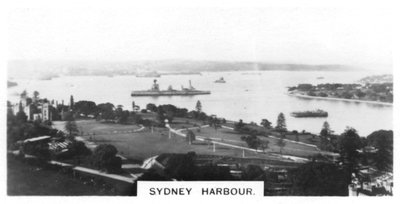 Sydneyn satama, Australia, 1928 tekijältä Unbekannt