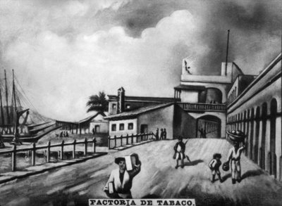 Tupakkatehdas, 1600-luku, 1920-luku tekijältä Unbekannt