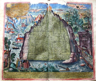 Tabula Smaragdina Smaragditaulu Hermes Trismegistus, 1609. tekijältä Unbekannt