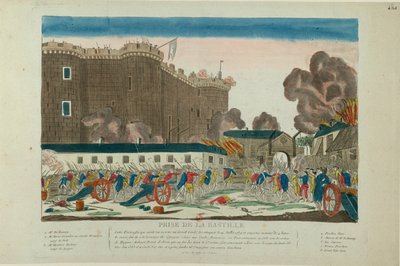 Bastillen valloitus 14. heinäkuuta 1789 1789. tekijältä Unbekannt