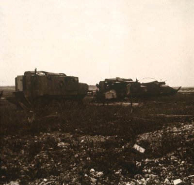 Tanks, Juvincourt, Pohjois-Ranska, c1914-c1918 tekijältä Unbekannt