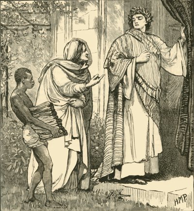 Tarquinius ja Sibylla, 1890. tekijältä Unbekannt