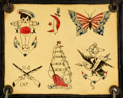 Tattoo Flash, 1900-luku. tekijältä Unbekannt