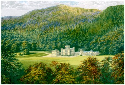Taymouth Castle, Perthshire, Skotlanti, Breadalbanen jaarlin koti, vuodelta 1880 tekijältä Unbekannt