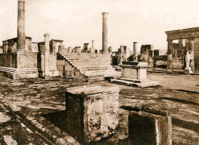 Jupiterin temppeli, Pompei, Italia, 1900-luku tekijältä Unbekannt