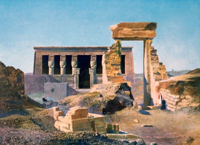 Hathorin temppeli, Dendera, Egypti, 1900-luku tekijältä Unbekannt