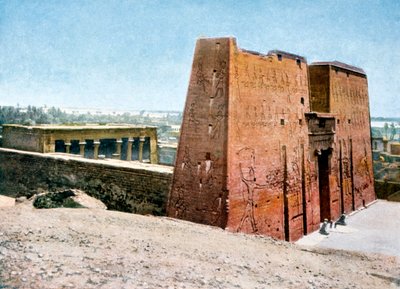 Horuksen temppeli, Edfu, Egypti, 1900-luku tekijältä Unbekannt