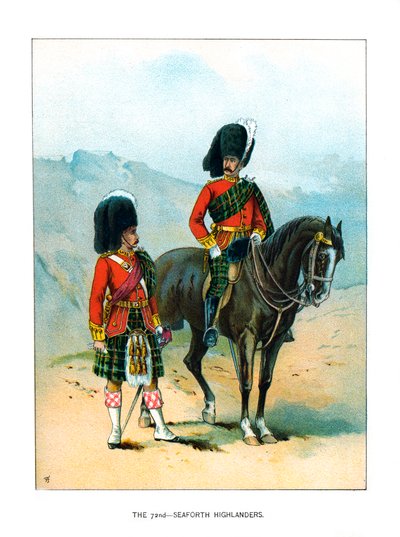 72. Seaforth Highlanders, 1890 tekijältä Unbekannt