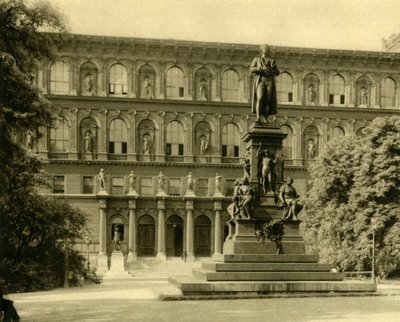 Kuvataideakatemia ja Schillerin muistomerkki, Wien, Itävalta, n. 1935. tekijältä Unbekannt