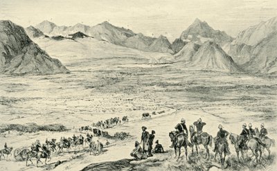 The Action on the Heights Above Charasia, 6. lokakuuta 1879, 1901. tekijältä Unbekannt