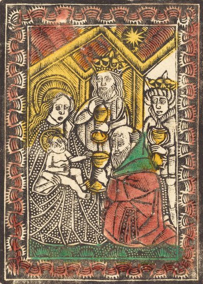 The Adoration of the Magi, n. 14701480. tekijältä Unbekannt