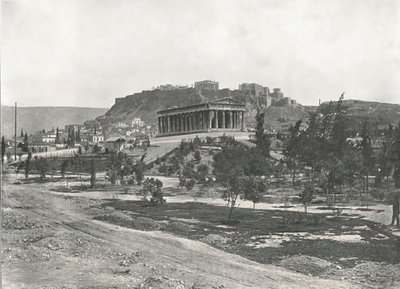 Agora ja Akropolis, Ateena, Kreikka, 1895. tekijältä Unbekannt